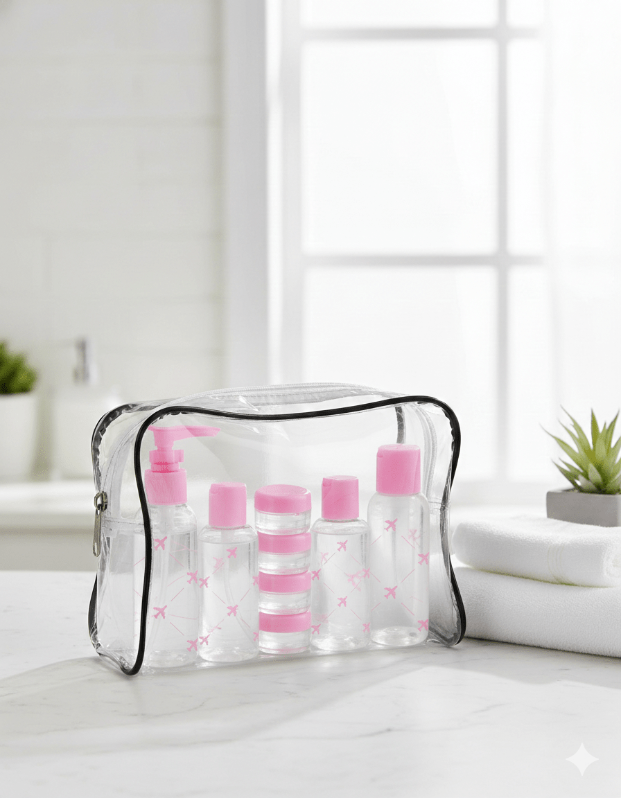 SET BOTELLA VIAJE MYTAGALONGS, 118 ML, ROSA - shop_name