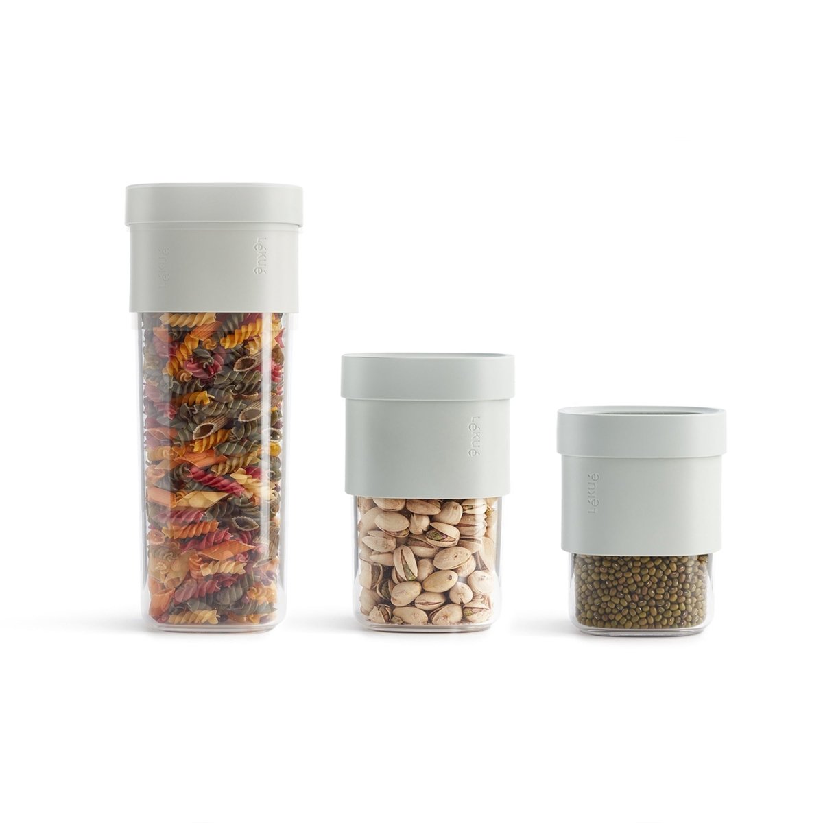Set de 3 Contenedores Plegables Beige – Lékué - shop_name
