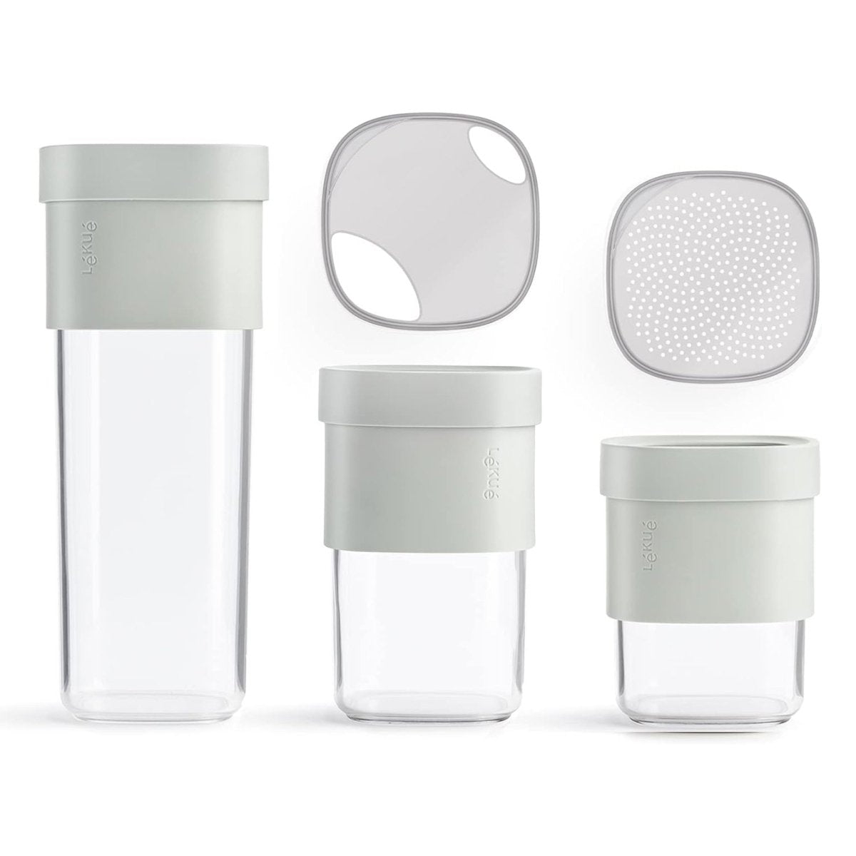 Set de 3 Contenedores Plegables Beige – Lékué - shop_name