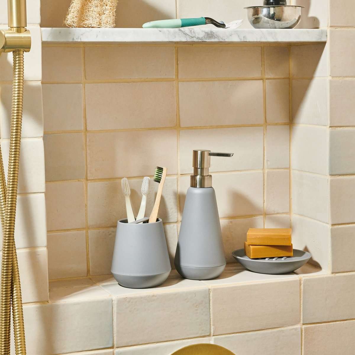 Soporte Vaso Porta Cepillos Belize Sttelli Práctico - shop_name