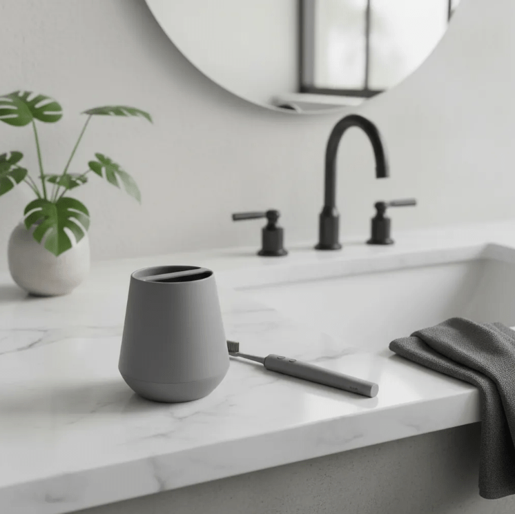 Soporte Vaso Porta Cepillos Belize Sttelli Práctico - shop_name