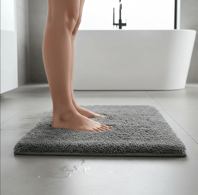 Tapete Baño Sttelli Lush Antideslizante Rectangular 80x50 Cm - shop_name