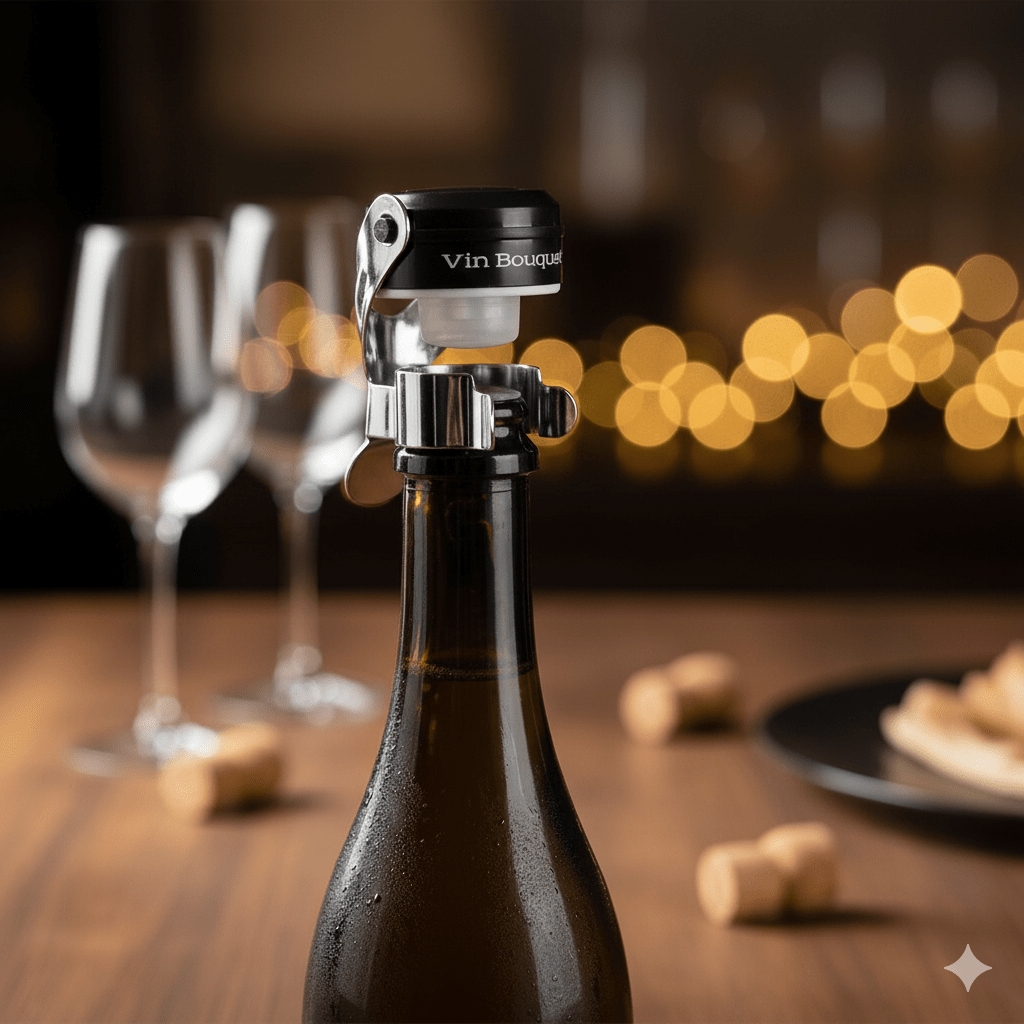 Tapón Hermético Universal de Acero Vin Bouquet - shop_name