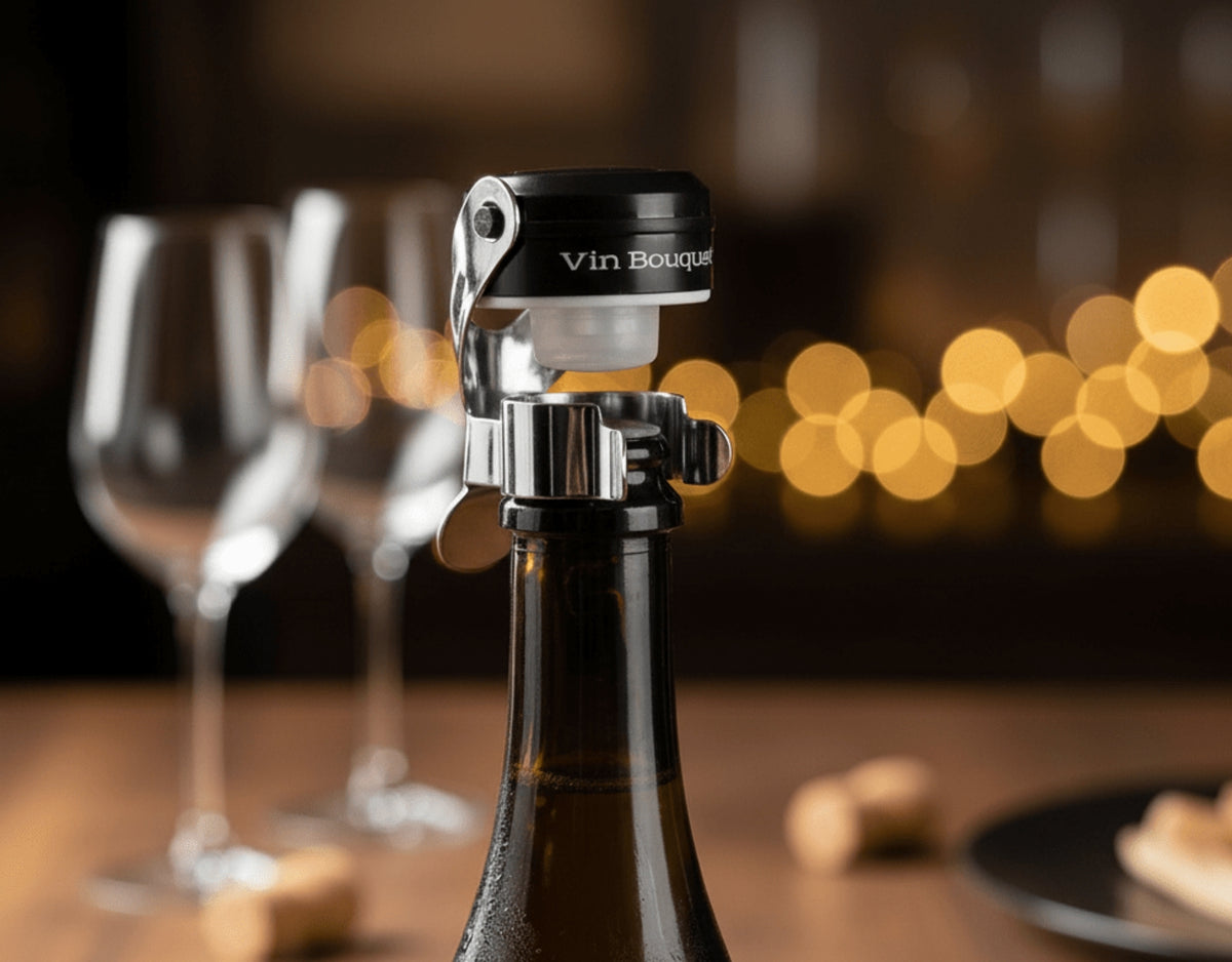 Tapón Hermético Universal para Botellas – Vin Bouquet