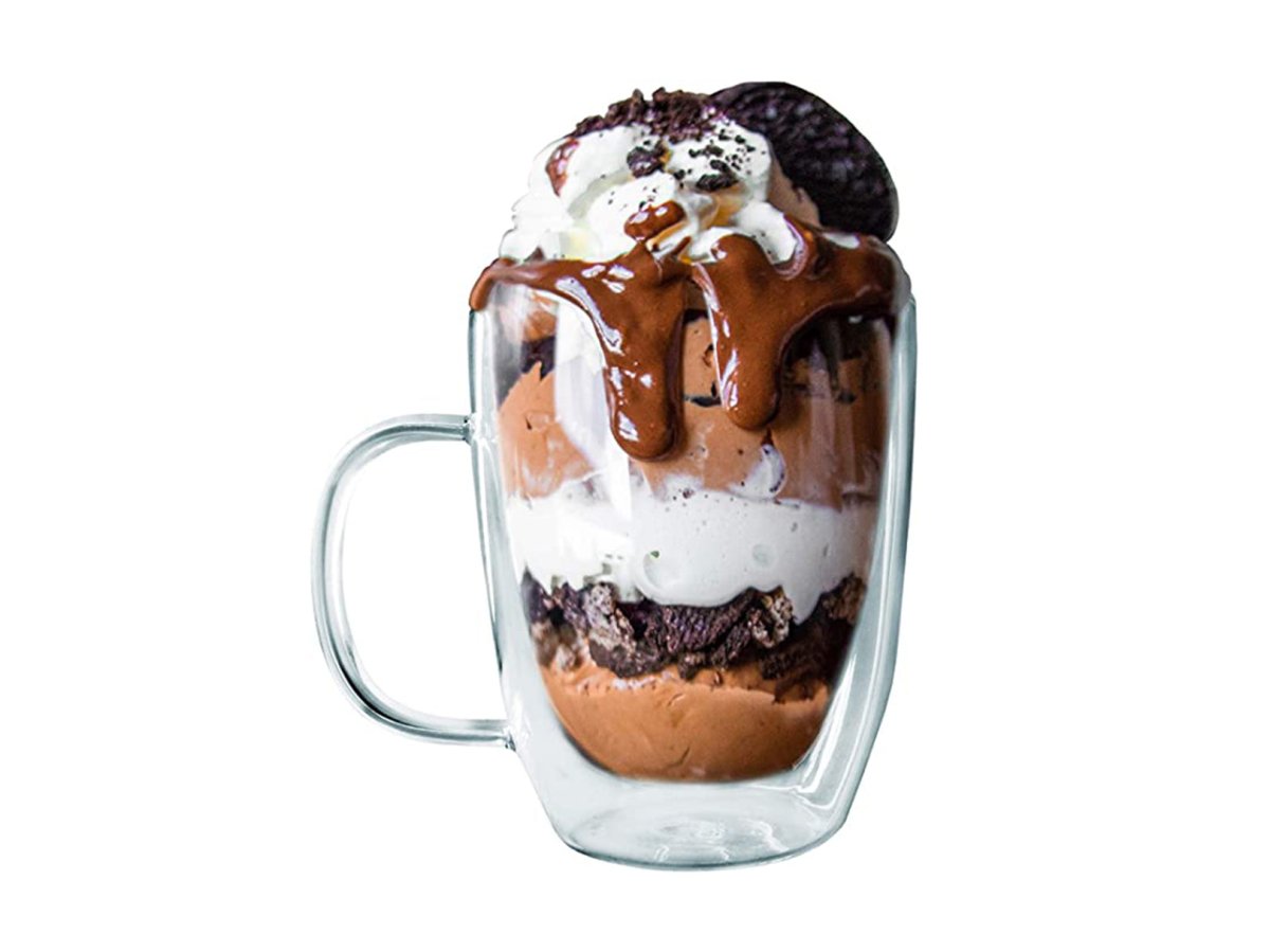 Taza de Cristal Doble Pared 350 ml Nerthus - shop_name