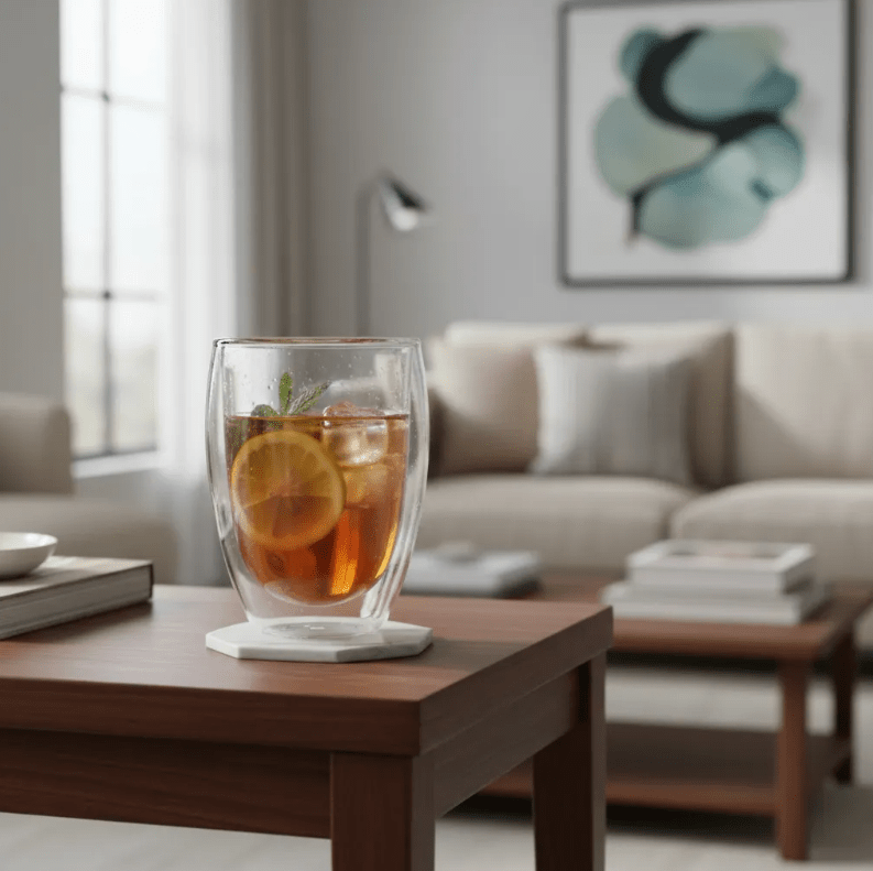 Vaso de Cristal Doble Pared 325 ml Nerthus - shop_name