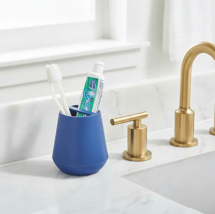 Vaso para Baño Policarbonato Belize Azul Sttelli - shop_name