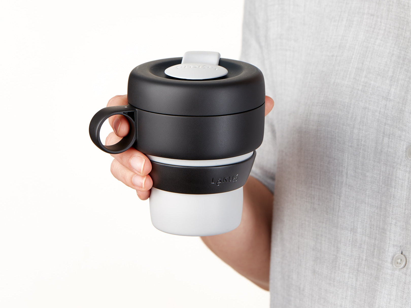 Mug To Go 350 ml Gris Lékué