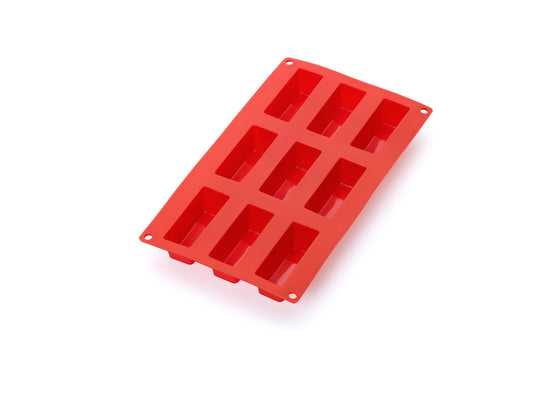 molde silicon 9 porciones, molde silicona 9 porciones, molde horno, molde hornear, molde rojo silicona reposteria, reposteria, reposteria lekue, molde horno pan, molde panque