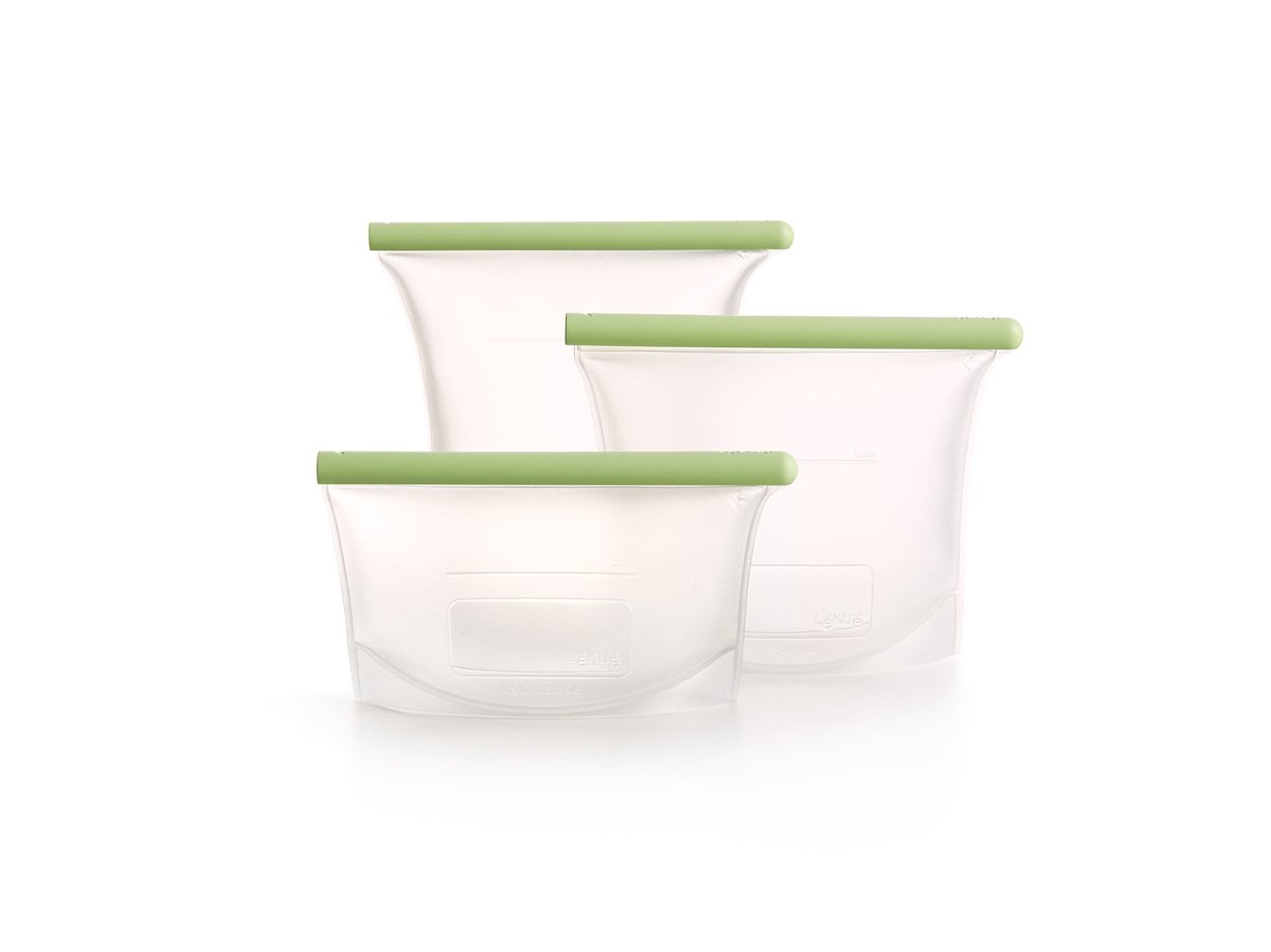 3 Bolsas Reutilizables Silicona Platino Lékué - shop_name