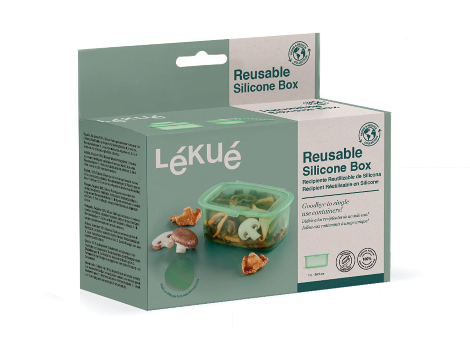 reusable silicone box, recipiente reutilizable, tupper reutilizable, contenedor reutilizable, contenedor silicona, recipiente silicona, tupper silicona, tupper lekue, contenedor lekue, recipiente lekue