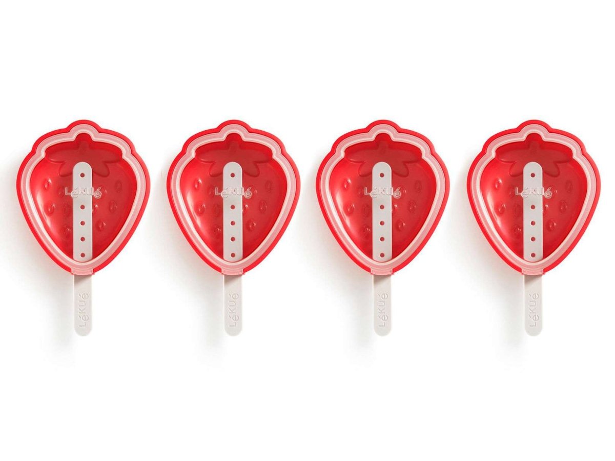 4 Moldes de Fresa para Paletas de Hielo Lékue - shop_name