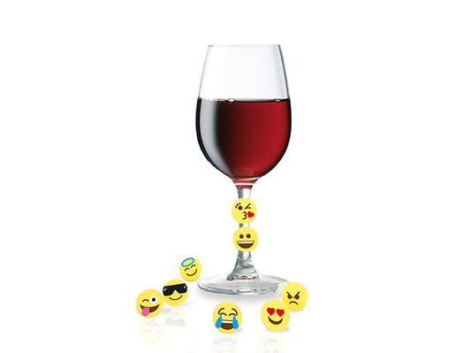 juego marcacopas emoji, emoji marcacopas, marcacopas practicos, marcacopas vino, copas, vino tinto, marcador de copas