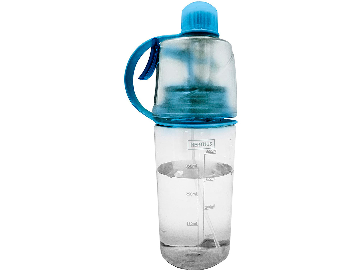 botellas 400ml, botella deportiva, botella agua, bottle, shaker, botella plastico agua, botella spray incluido, botella plastico deportiva azul, botella azul, botella plastico azul