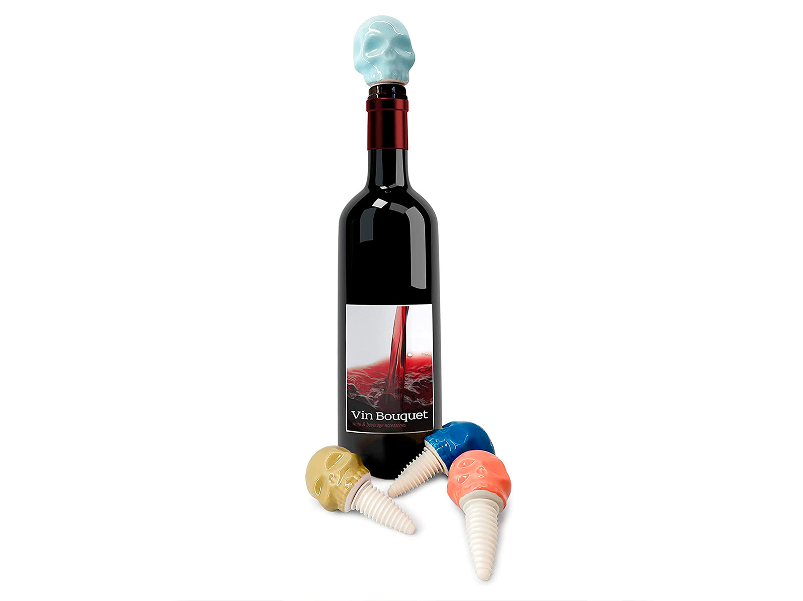 tapon goma vino, tapon ceramica, tapon ceramica vino, tapon vino, tapon vino tinto, tapon vino calavera, tapon vino diseño calavera, tapon botellas vino, tapon hermetico vino