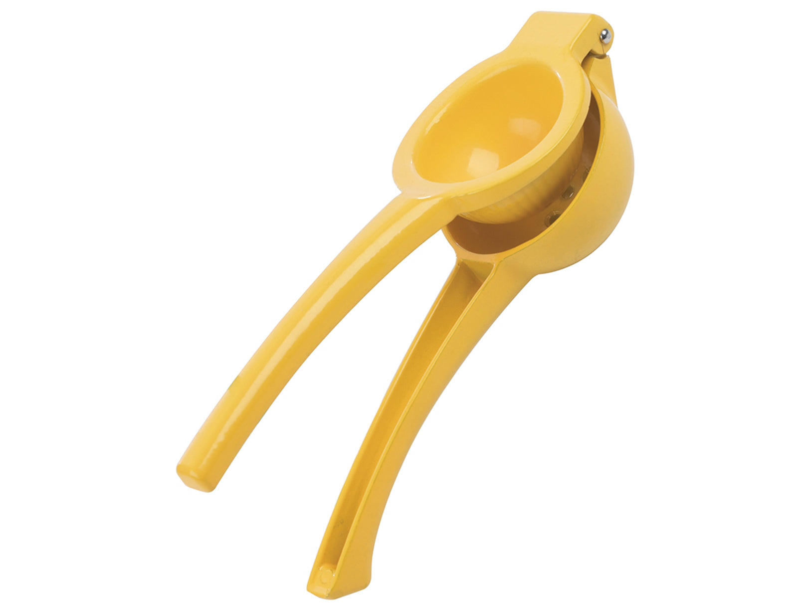 ➤DTO en Exprimidor manual de limones de metal esmaltado color amarillo  DP122