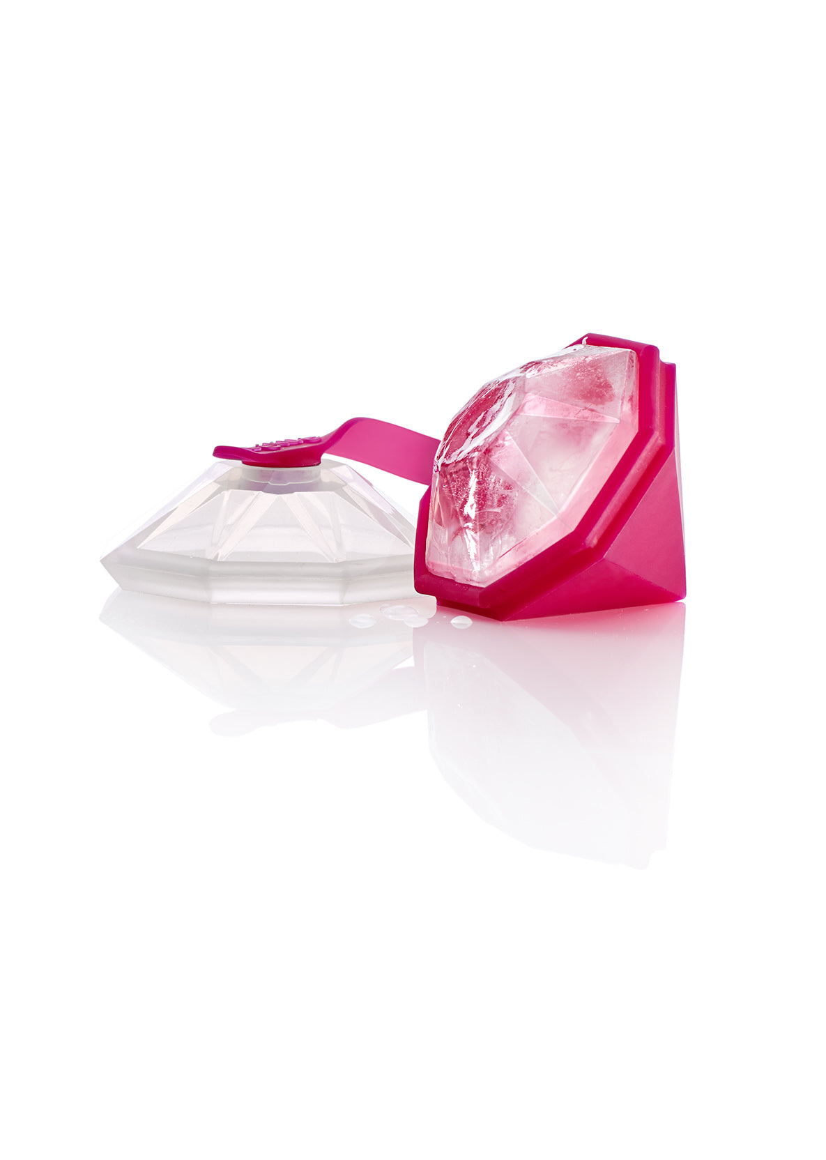 Molde Ice Diamond Magenta Traslúcido Lékué
