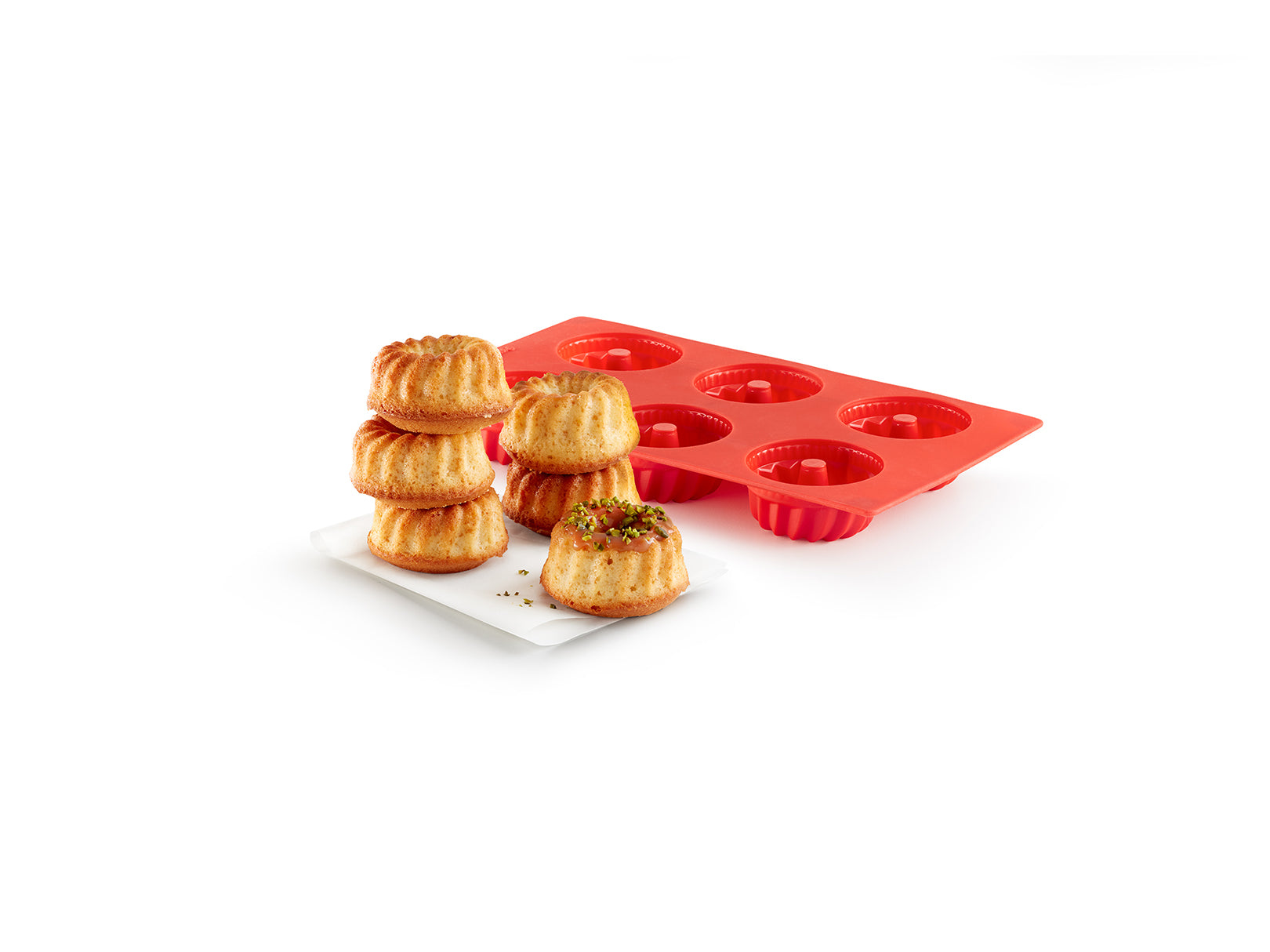 Molde Cupcakes Savarin Lékué