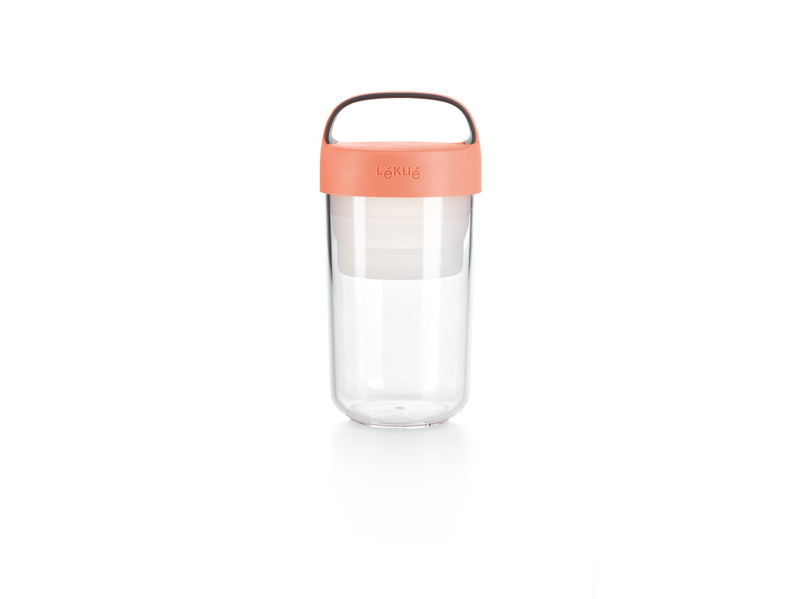 jar to go coral 600 ml, recipiente snacks, recipiente lekue snacks, recipiente snacl, recipiente fruta, jar to go, jar to go lekue, lekue bote, bote fruta lekue