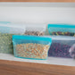 ziploc bolsa, ziploc bolsa silicon, bolsa silicon progressive, bolsas silicona, bolsas alimentos, prokeeper, progressive, bolsa antiderrames, bolsa cierre hermetico plastico, bolsas para sellado alimentos