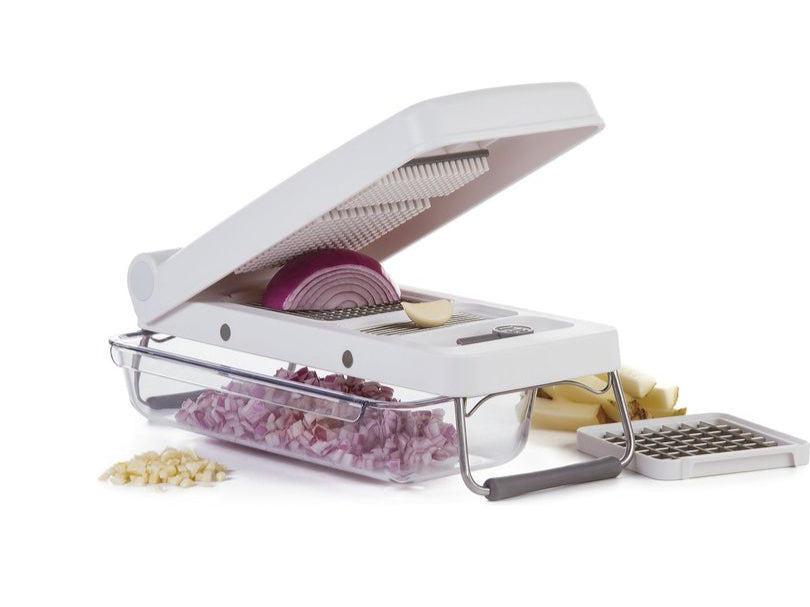 chopper pro cortador, cortador chopper, cortador choper, mandolina, cortador, mandolina verduras, cortado manual, cortador plastico, cortador chopper blanco