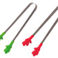 juego 2 pinzas, pinzas agarre silicona, pinzas silicona, pinza agarre silicona fruta, pinzas frutas, pinzas acero, set pinzas, kit pinzas, acero inoxidable, silicona