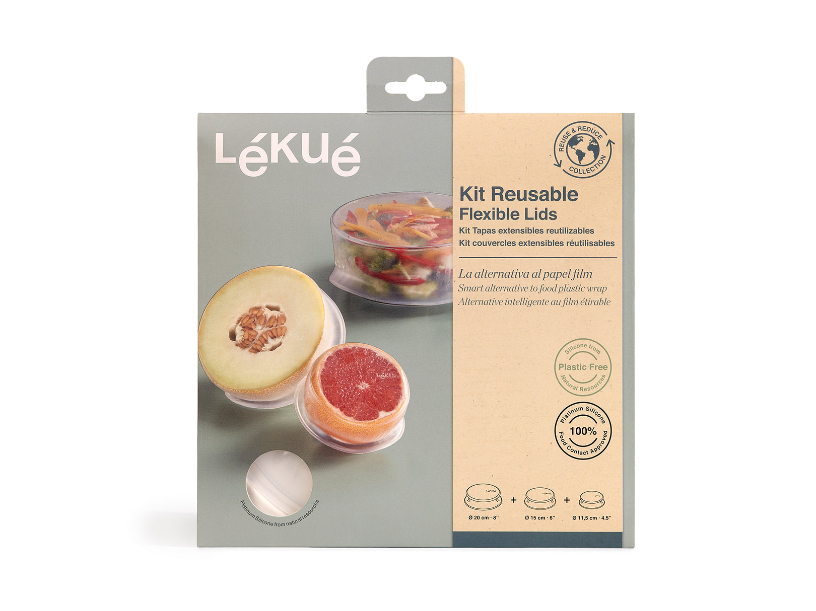 set tapas selladoras, apas elasticas, 3 tapas elasticas silicona, tapas extendibles silicona, tapas extendibles silicon, tapas sellado hermetico, tapas sellado hermetico lekue, tapas silicon lekue, tapas silicna lekue