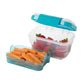 contenedor transparente snacks, contenedor almuerzo, contenedor lunch, contenedor snaplock, recipiente lunch, tupper lunch, tupper, contenedor, snaplock, progressive, recipiente snacks, contenedor snacks