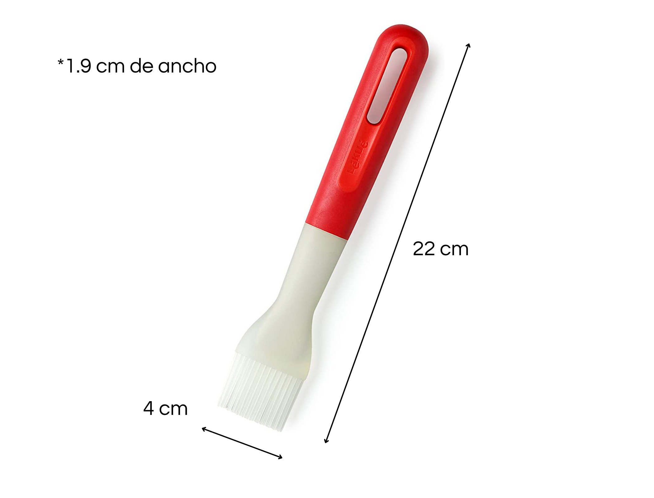 Brocha para Cocina y Alta Repostería Silicona Platino Lékué