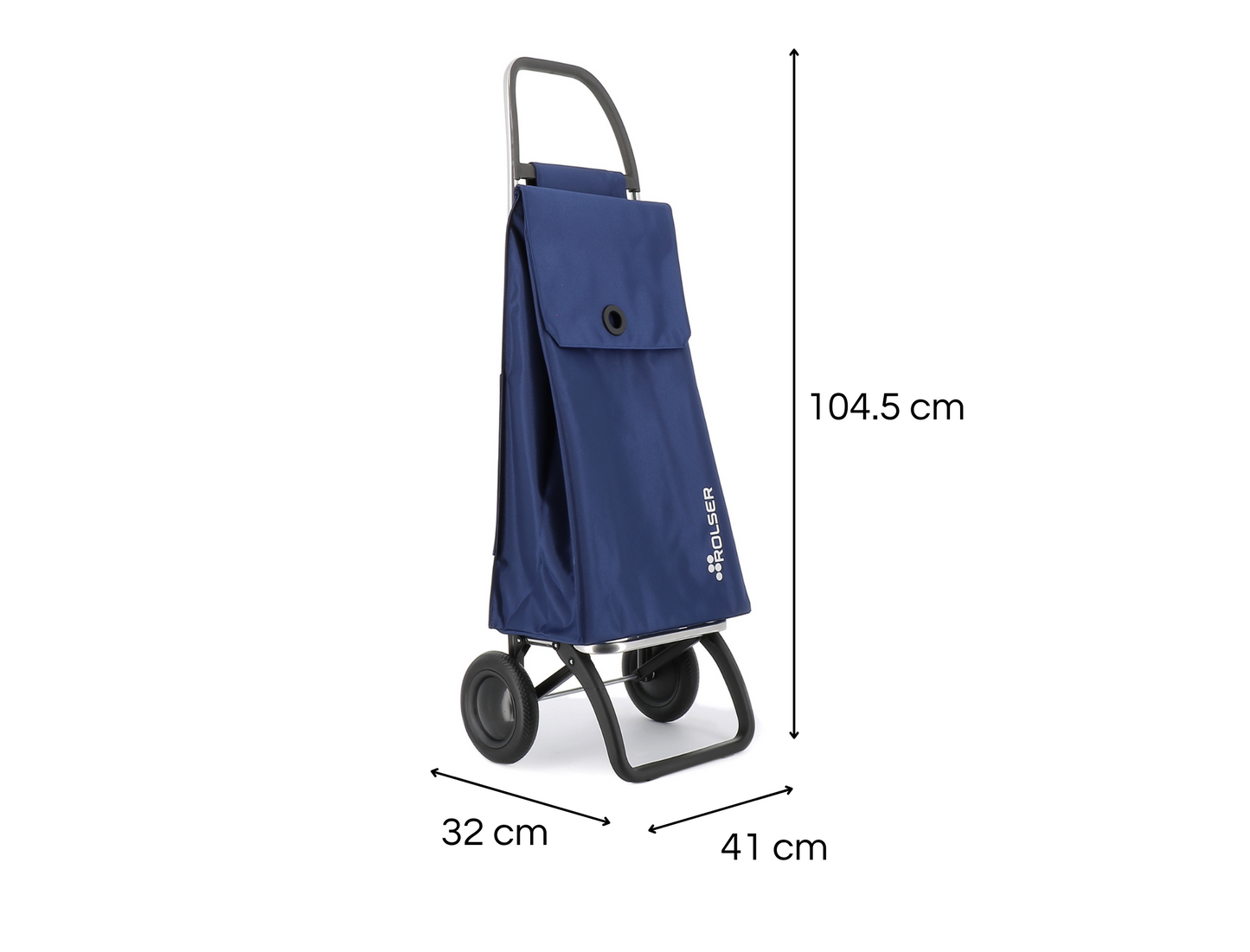 Carrito Compras Plegable Akanto MF2L azul Klein de Rolser