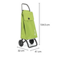 Carrito Compras Plegable Akanto MF2L verde Lima de Rolser