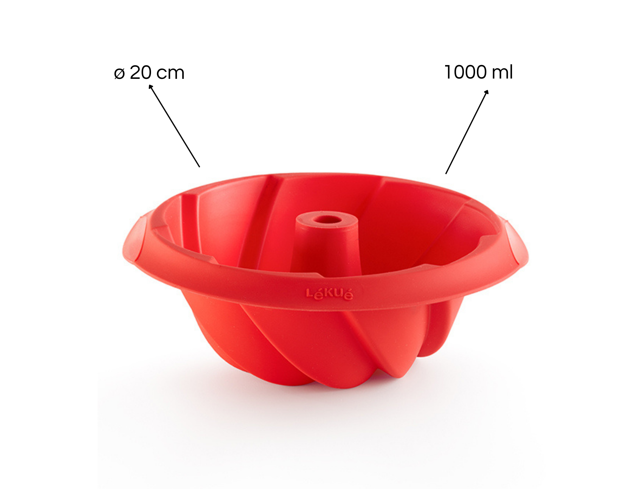 Molde Savarín Espiral 20 cm Lékué