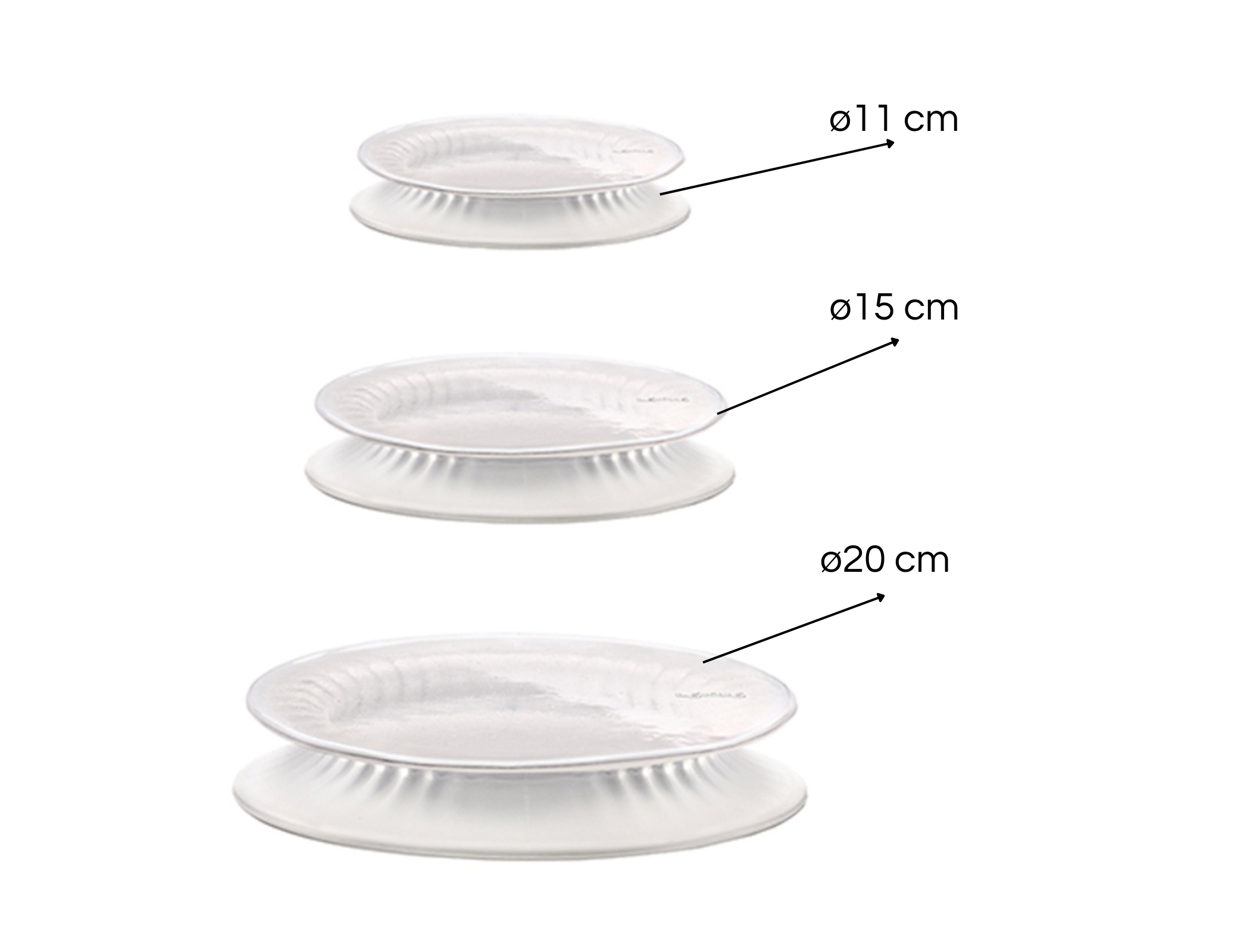 3 Tapas Selladoras Extendibles Silicona Platino Lékué