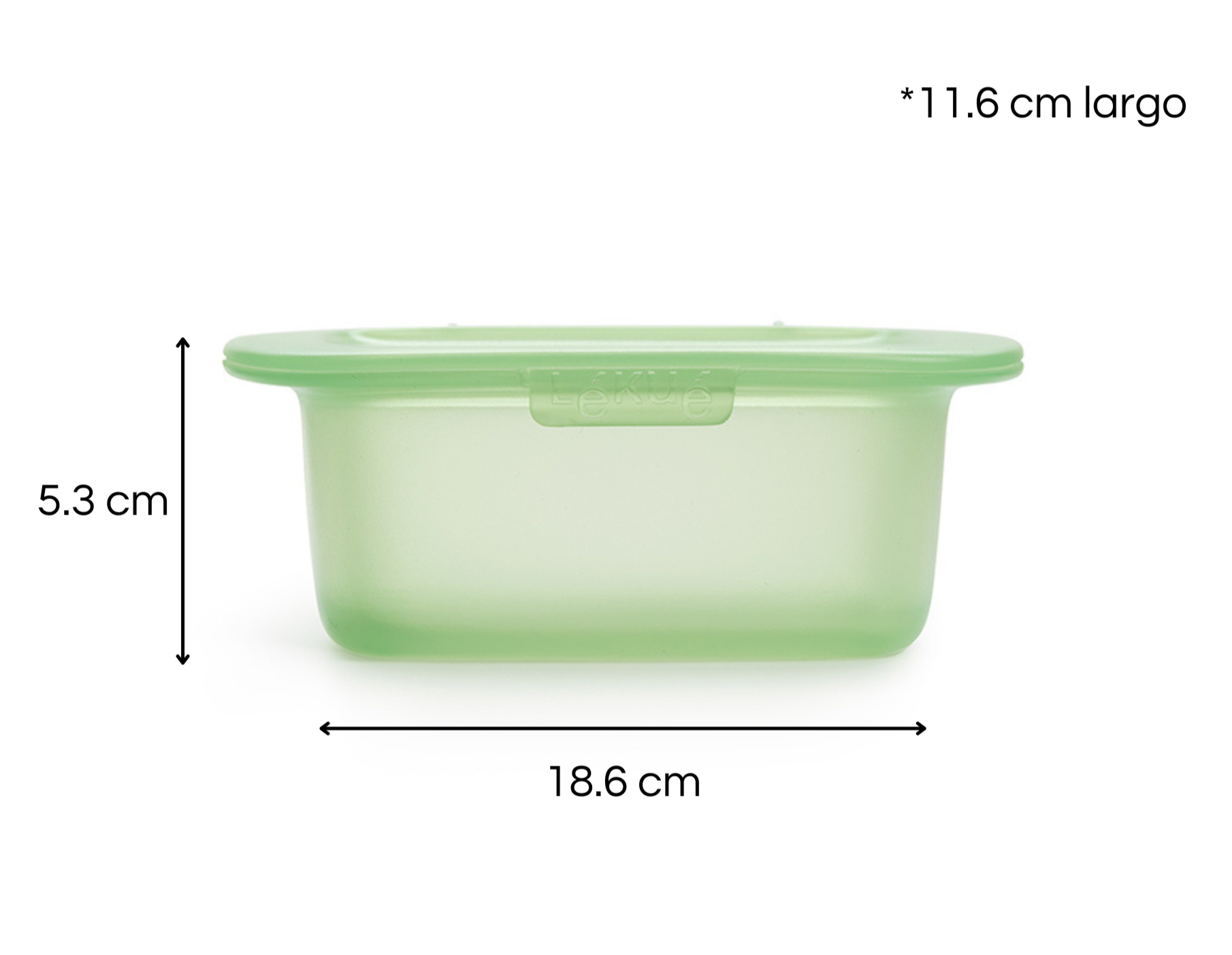 Recipiente Silicona Platino Reutilizable 200 ml Lékué