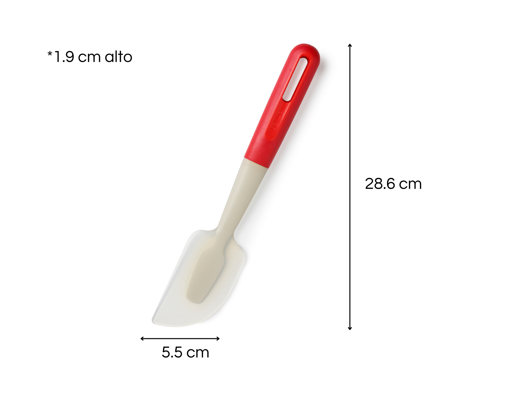 Espátula Punta Silicona Platino para Cocina y Alta Repostería Lékué