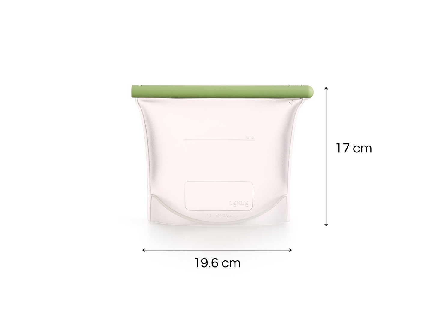 1 Bolsa reutilizable de silicona de Lékué 1000ml