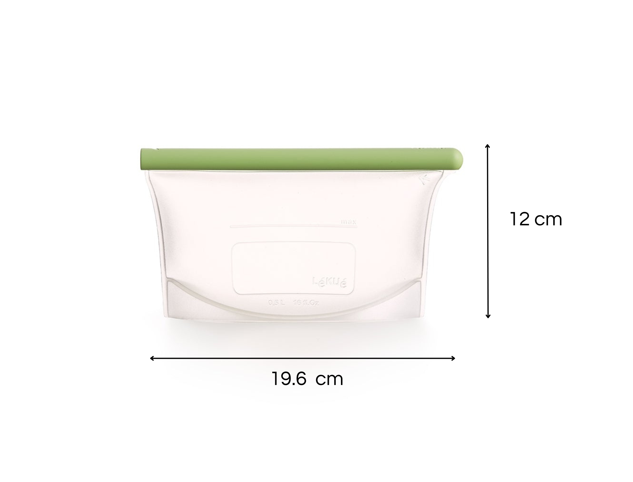 Bolsa Reutilizable 500ml Silicona Platino Lékué