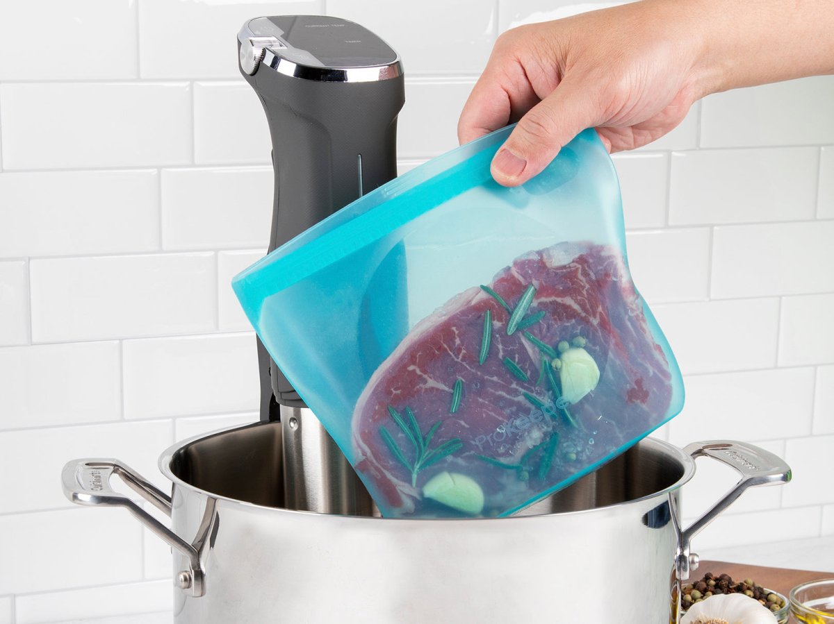 Bolsa De Silicon Prokeeper 710ml Azul Progressive - shop_name