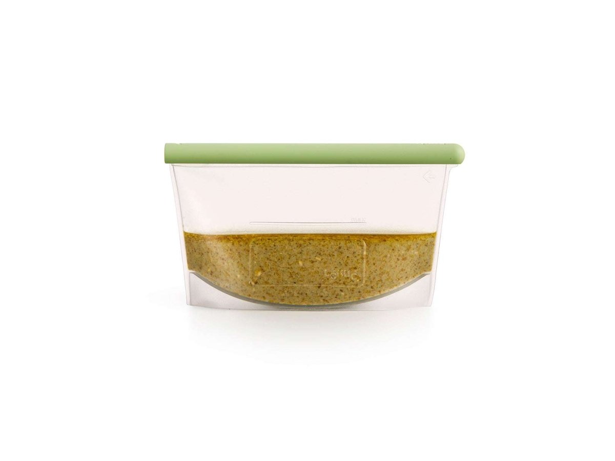 Bolsa Reutilizable 500ml Silicona Platino Lékué - shop_name