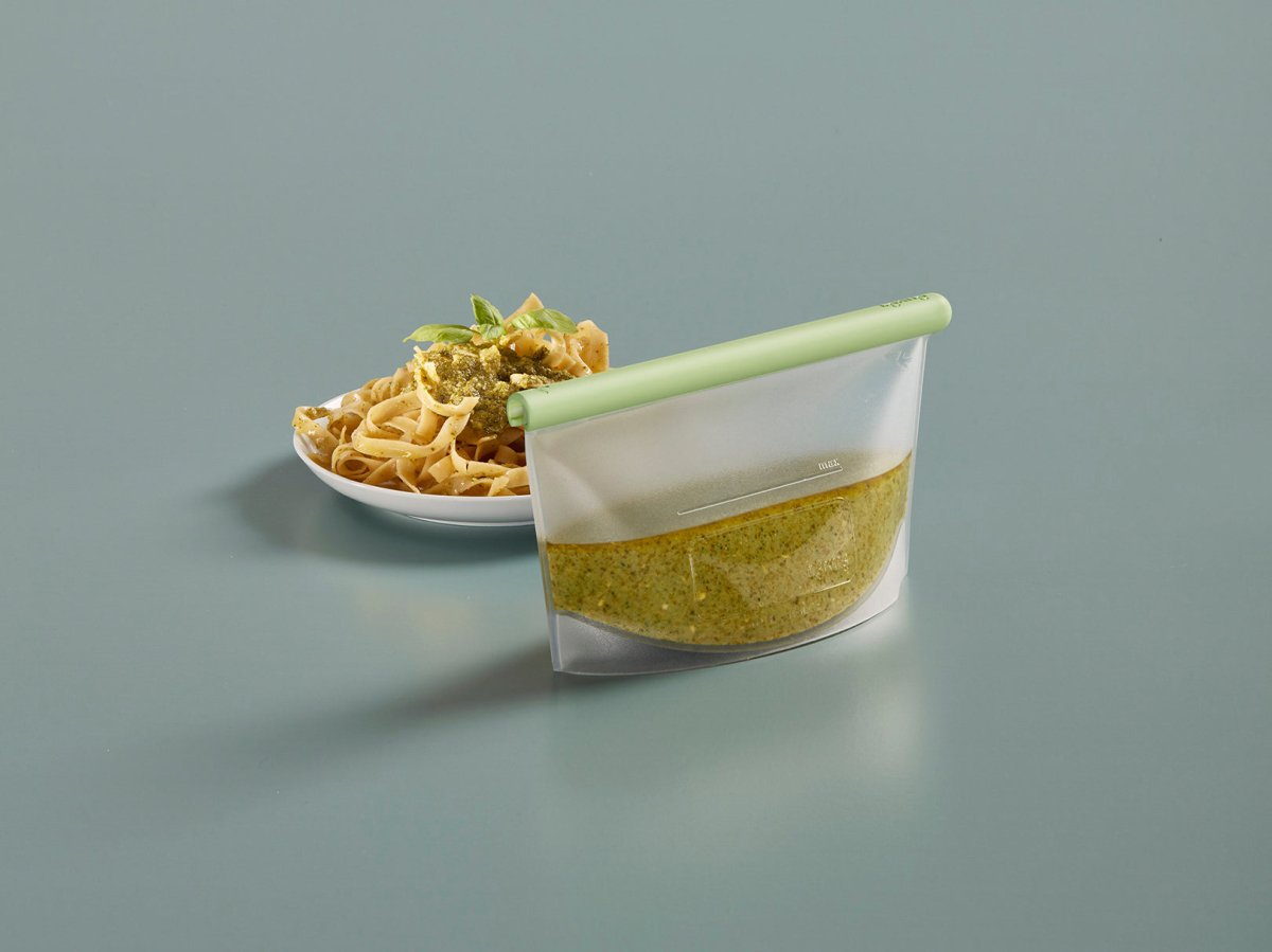 Bolsa Reutilizable 500ml Silicona Platino Lékué - shop_name