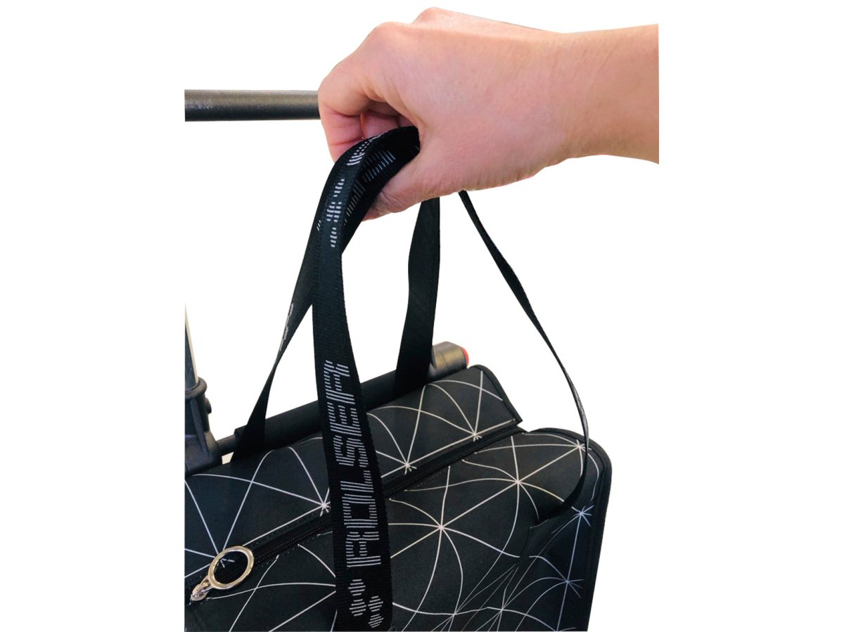 Carrito Plegable de Compras ROLSER con Bolsa Negra de 26 Litros - shop_name