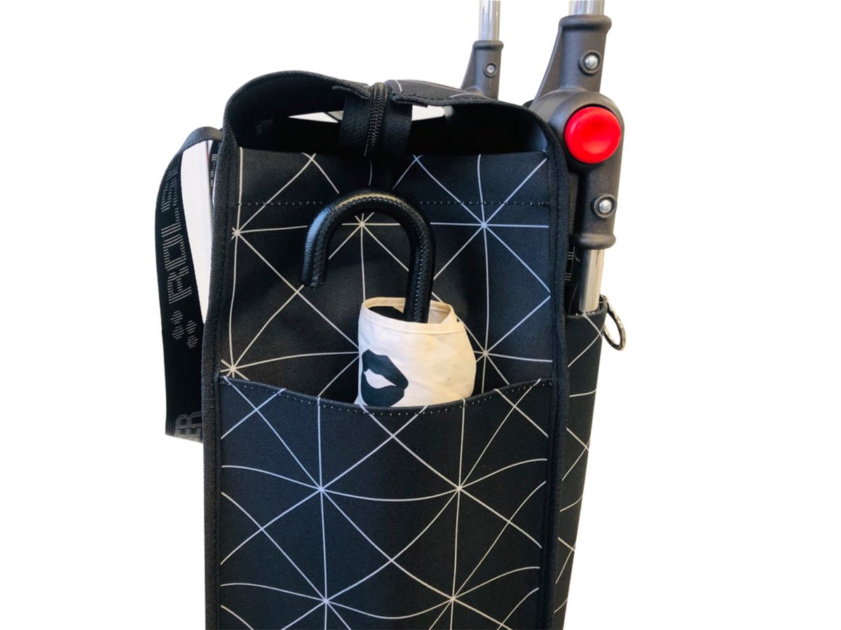 Carrito Plegable de Compras ROLSER con Bolsa Negra de 26 Litros - shop_name