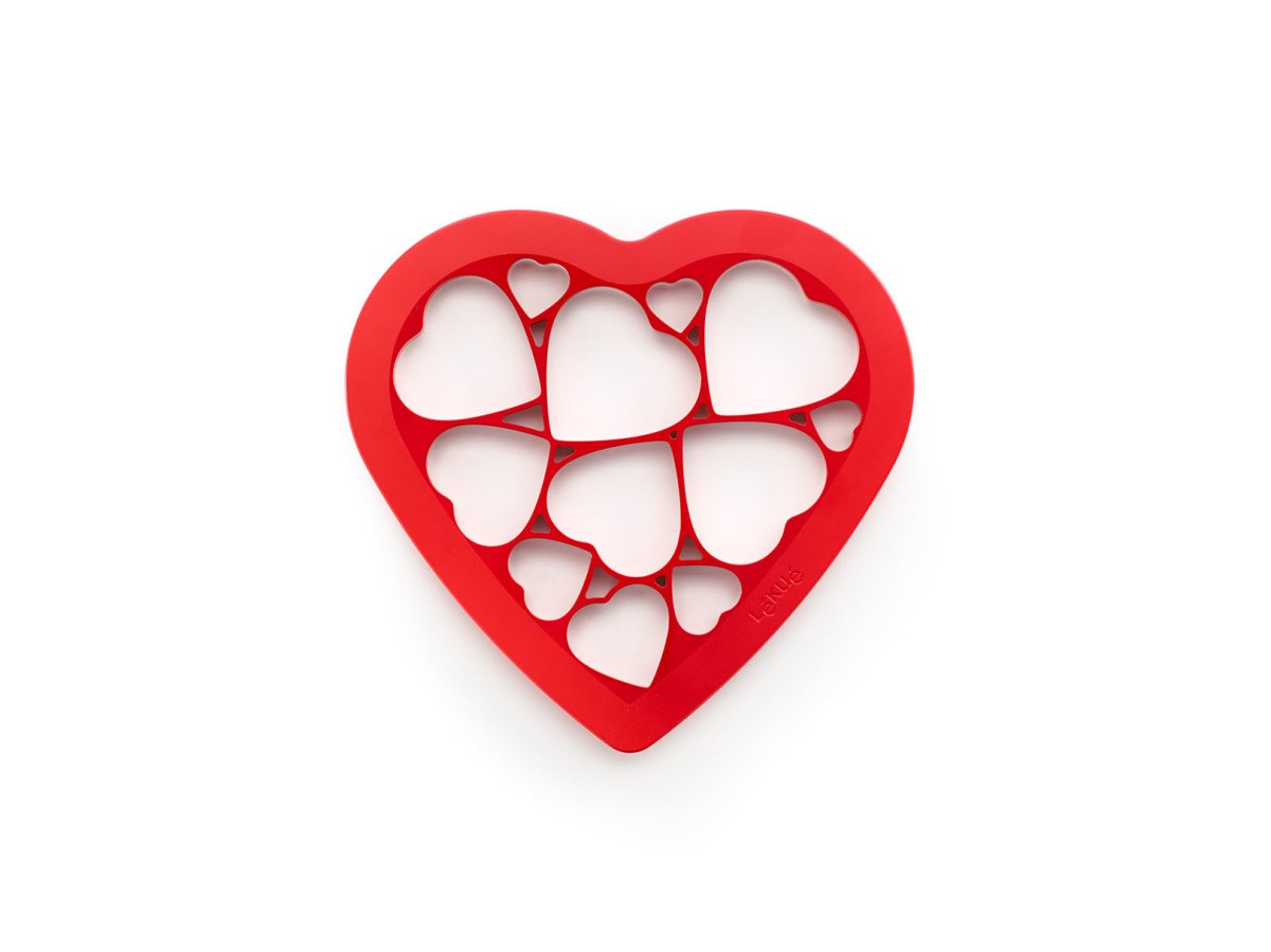 Cortador Galletas Corazones Rojo Lékué - shop_name