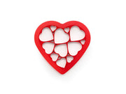 Cortador Galletas Corazones Rojo Lékué - shop_name