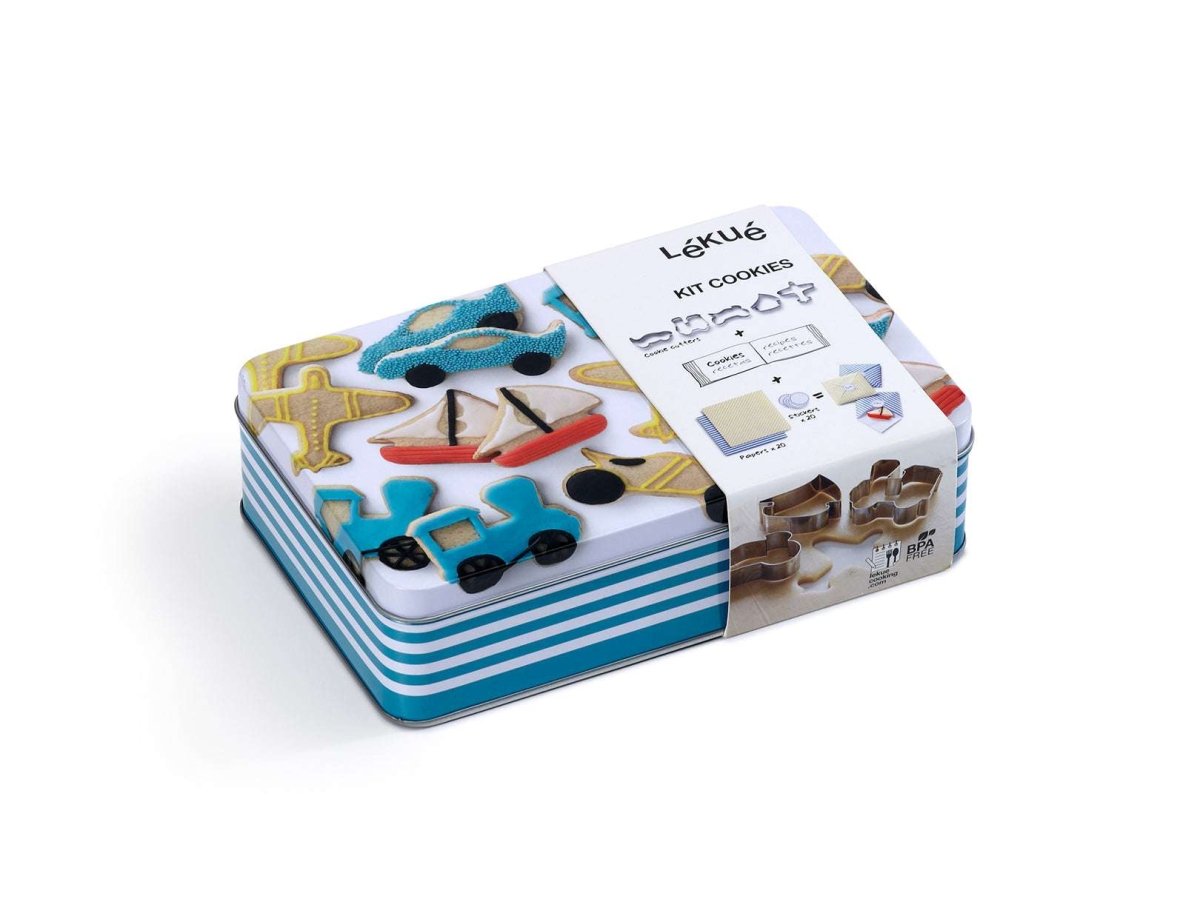 Kit para Hacer Galletas de Transportes para Niños Lékué - shop_name