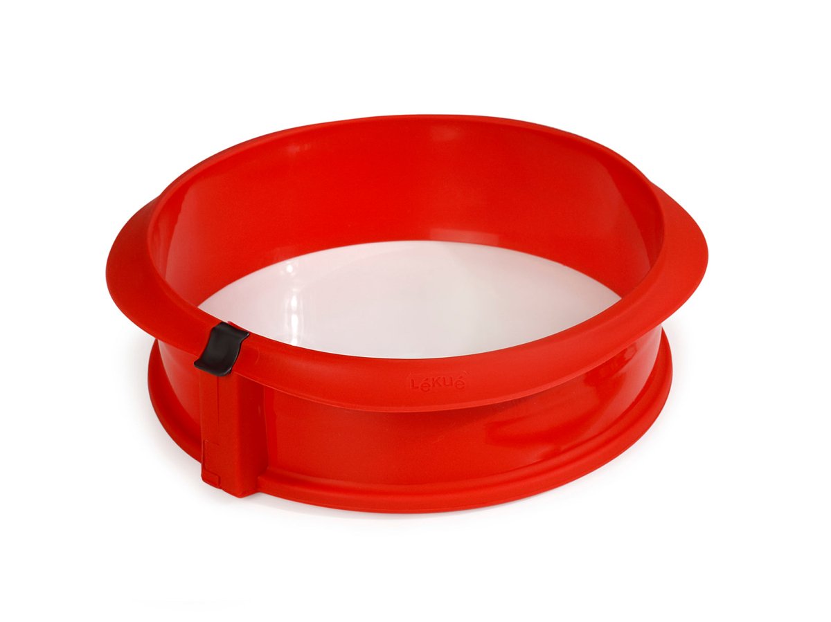 Molde Desmontable Circular Silicona Platino Rojo 23 cm Lékué - shop_name