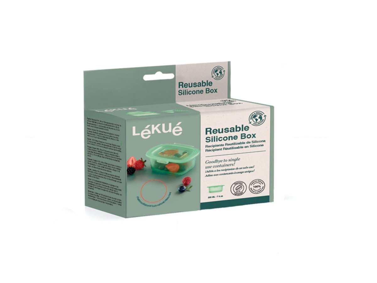 Recipiente Silicona Platino Reutilizable 200 ml Lékué - shop_name
