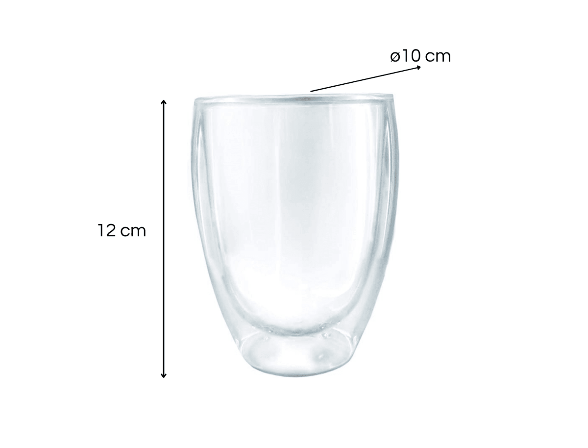 Vaso de Cristal Doble Pared 325 ml Nerthus - shop_name